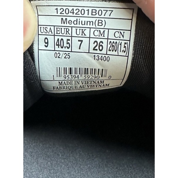 Brooks Ghost Max 2 Womens Size 9B 1204201B077 Black Running Shoes Sneakers Read - Picture 14 of 14